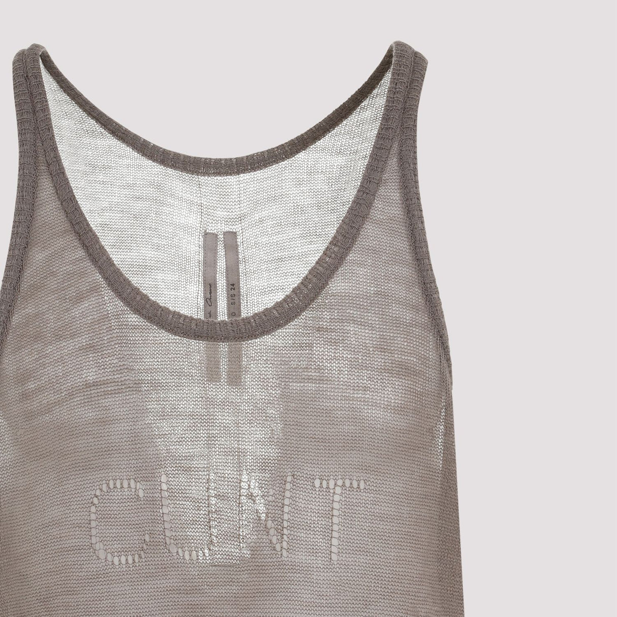 RICK OWENS Essential Men's Virgin Wool Tank Top