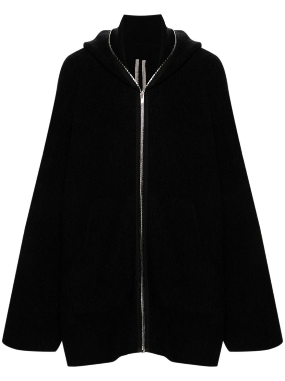 RICK OWENS Oversized Knit Gimp Hoodie for Men