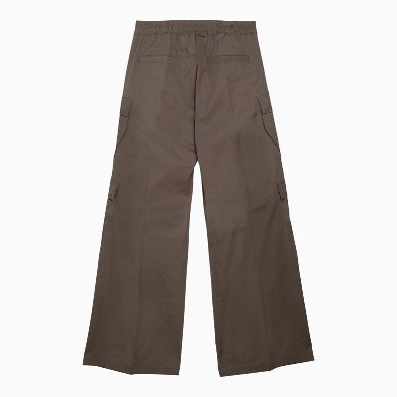 RICK OWENS Men's Dust Grey Cargo Trousers for SS24