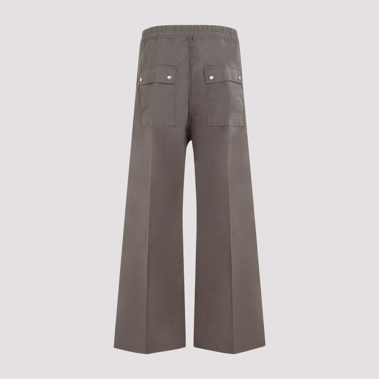 RICK OWENS Black Bell-Bottom Trousers for Men