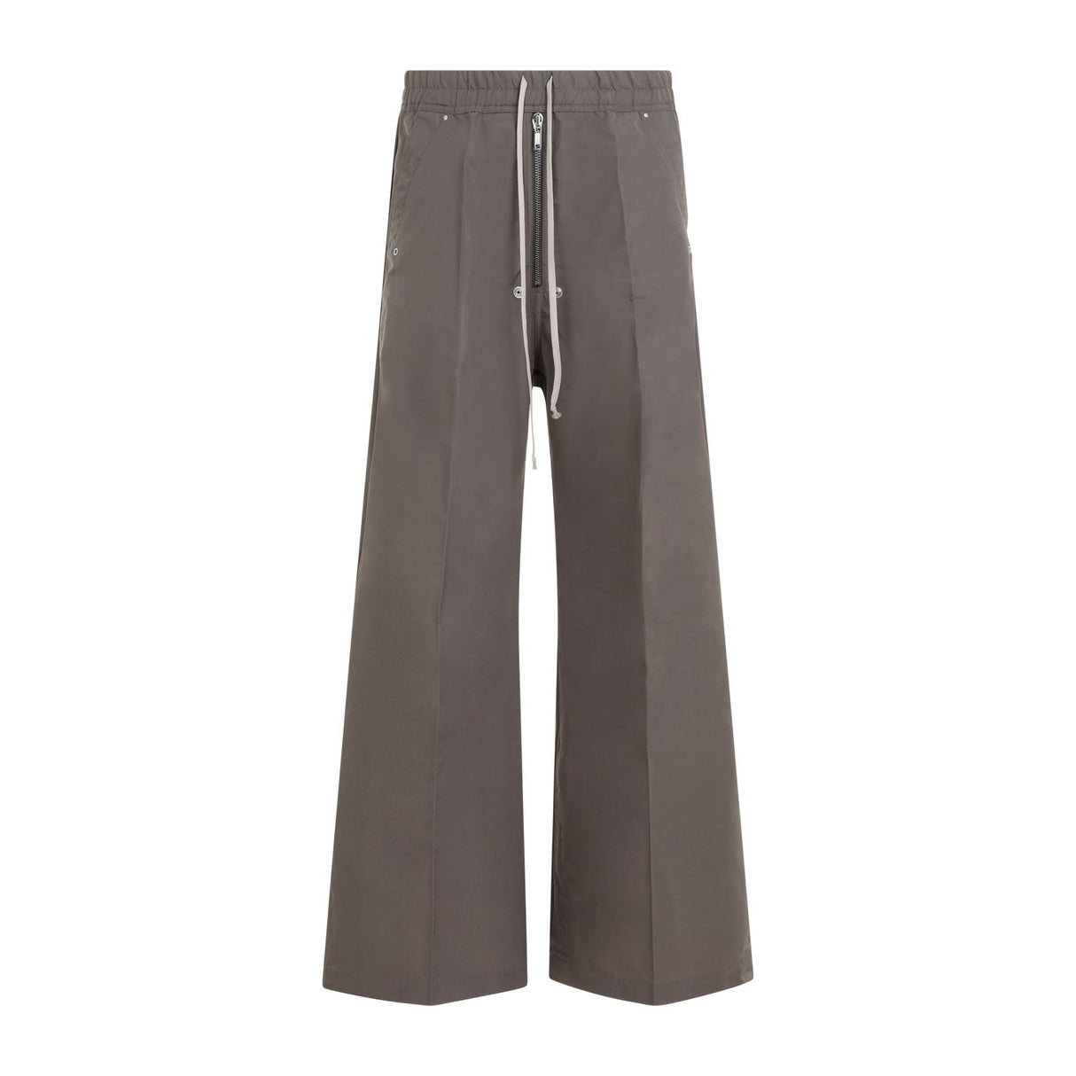 RICK OWENS Black Bell-Bottom Trousers for Men