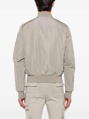 RICK OWENS Taupe Grey Men's Flight Bomber Jacket for SS24