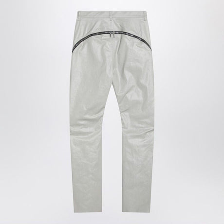 RICK OWENS High Waist Slim to Wide Fit Jeans with Zip Detail