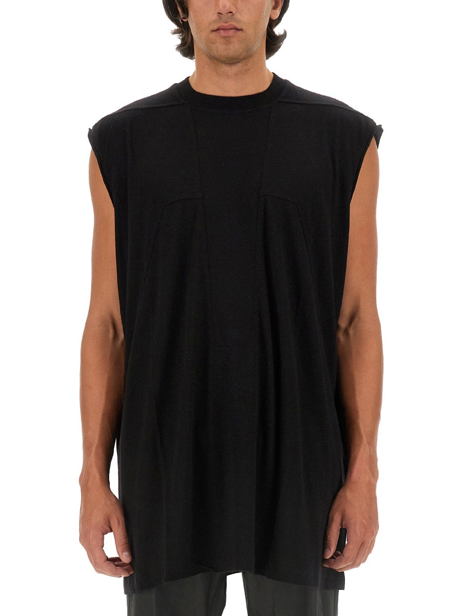 RICK OWENS Oversized Wool T-Shirt - Size L