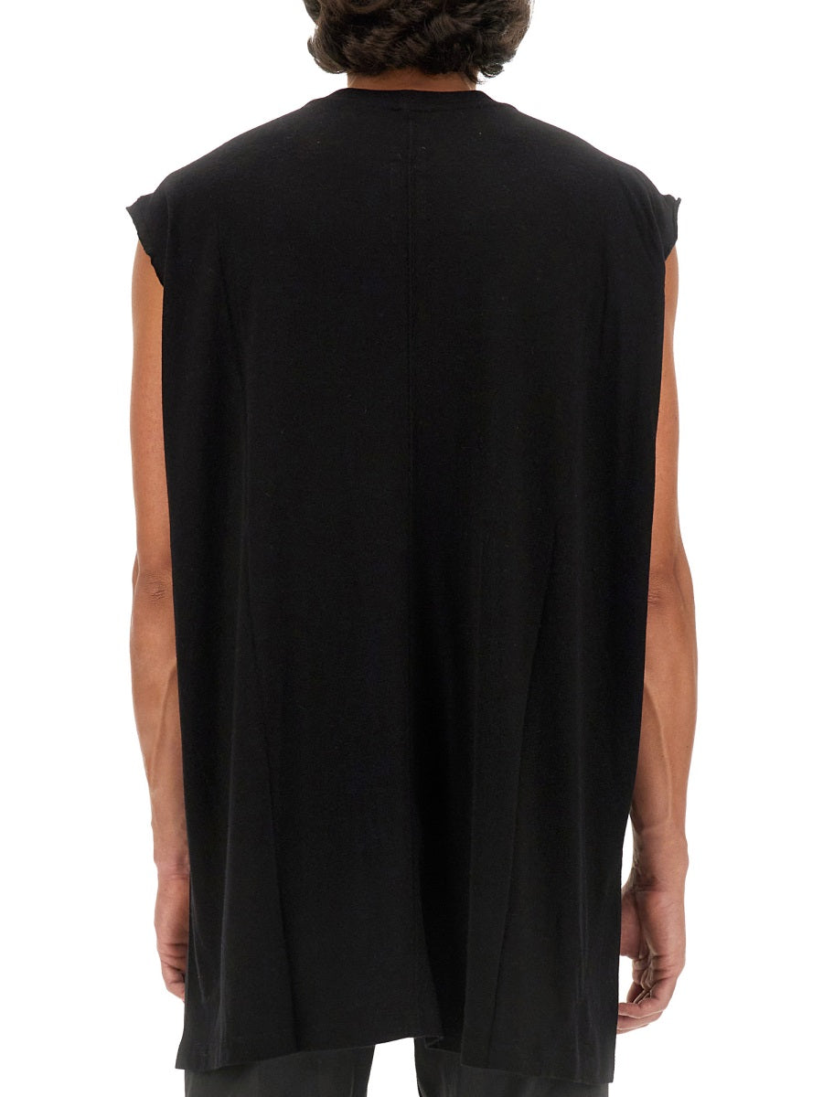 RICK OWENS Oversized Wool T-Shirt - Size L