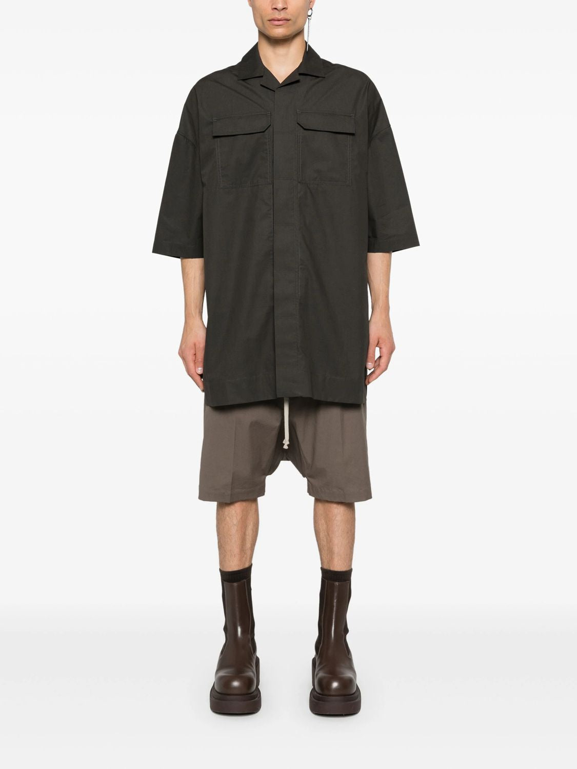 RICK OWENS Magnum Tommy Mini Shirt