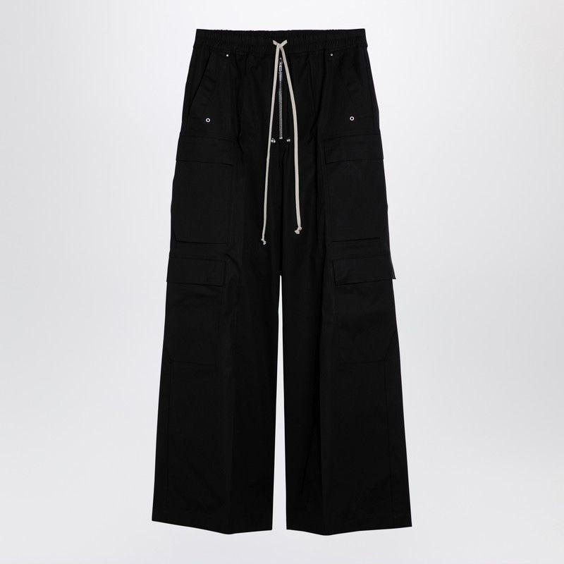 RICK OWENS Wide Cargo Trousers for Men - FW24 Collection