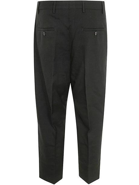 RICK OWENS Cropped Wool Pants for Men