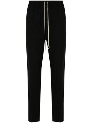 RICK OWENS Elasticated-Waistband Trousers for Men