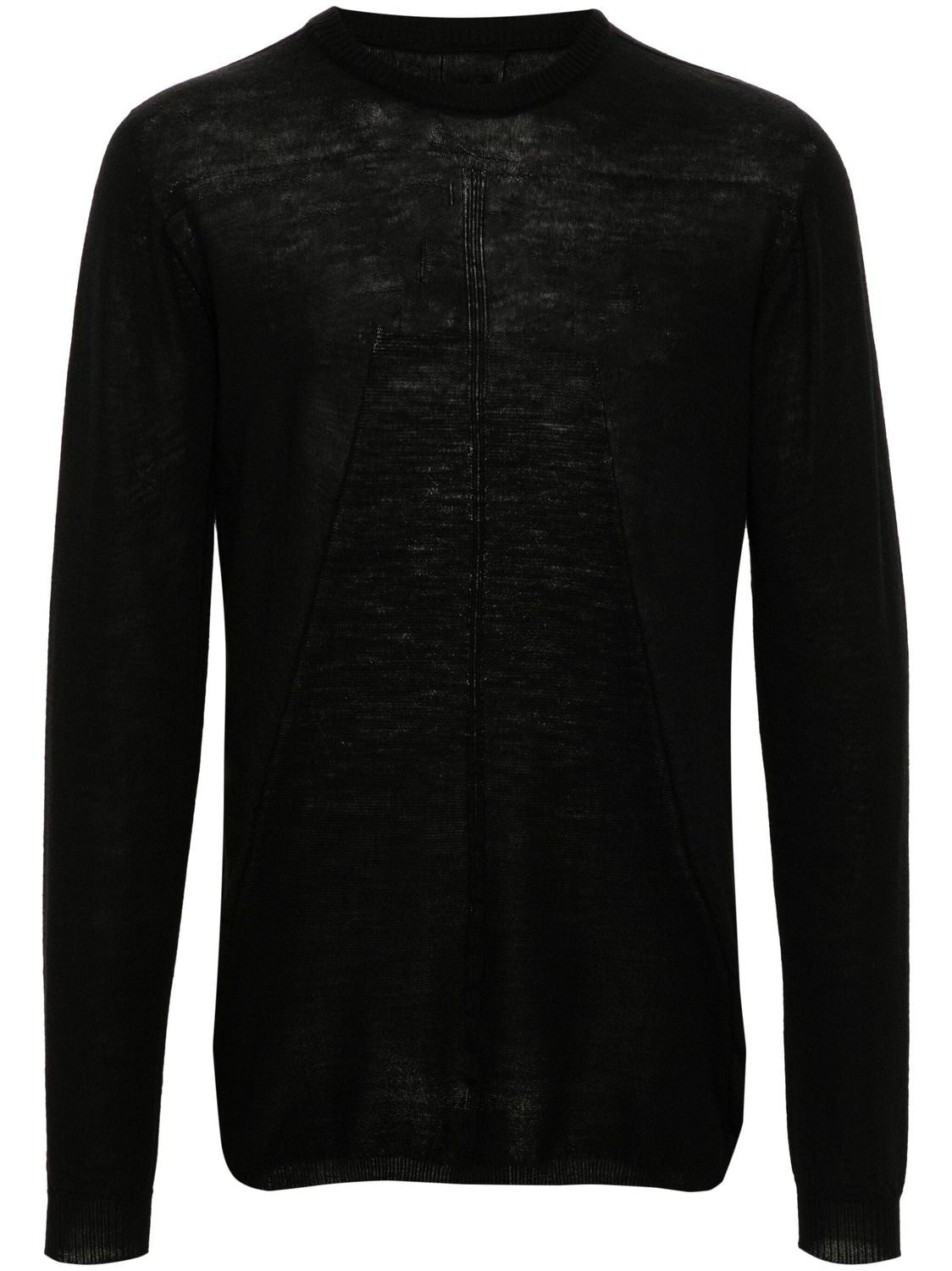 RICK OWENS Men's Biker Level Virgin Wool Jumper