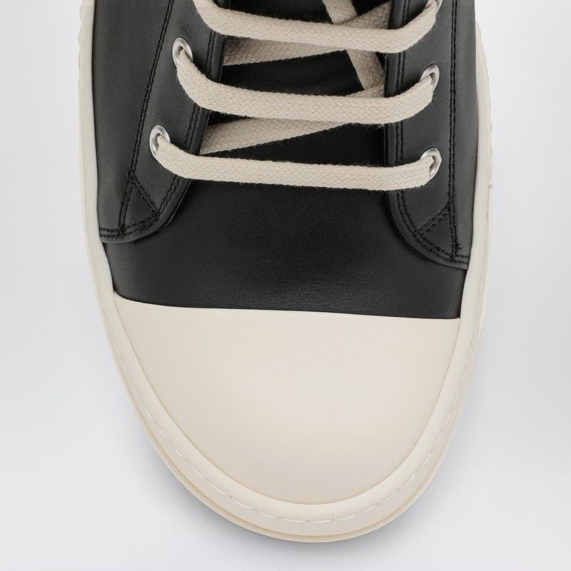 RICK OWENS High-Contrast Leather High-Top Sneakers