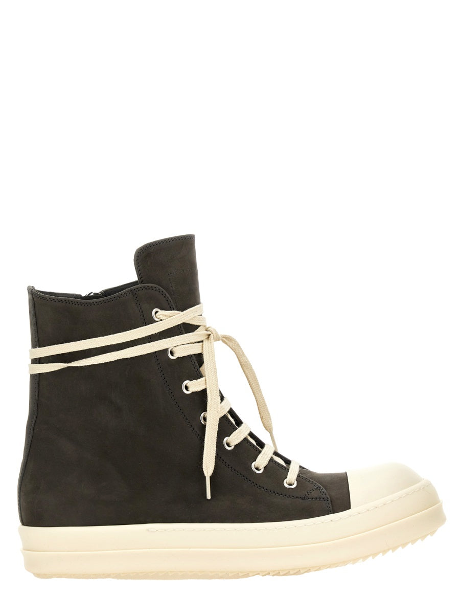 RICK OWENS Leather Sneakers for Men - Stylish and Durable