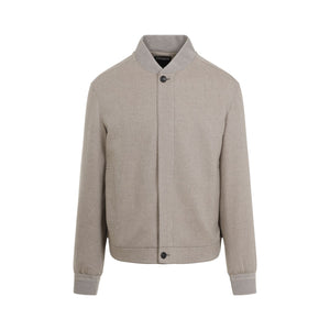 ZEGNA Cashmere Bomber Jacket for Men