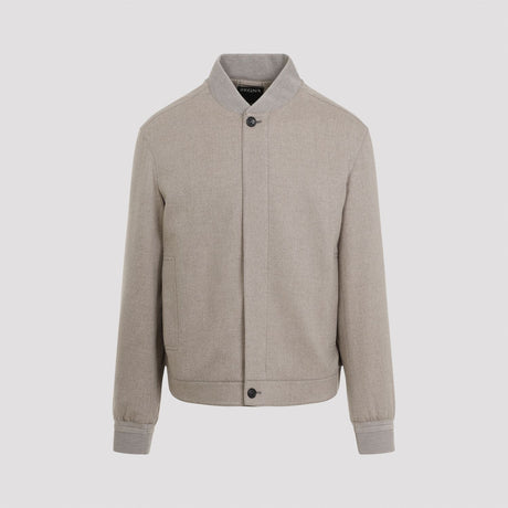 ZEGNA Cashmere Bomber Jacket for Men