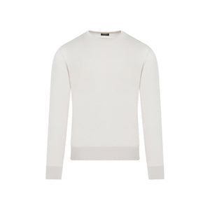 ZEGNA SS24 Men's Beige Cashmere and Mulberry Silk Knitwear