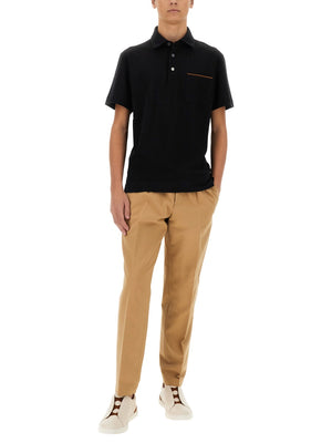 ZEGNA Classic Cotton Polo - Size 48