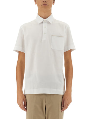 ZEGNA Classic Cotton Polo - Size 48