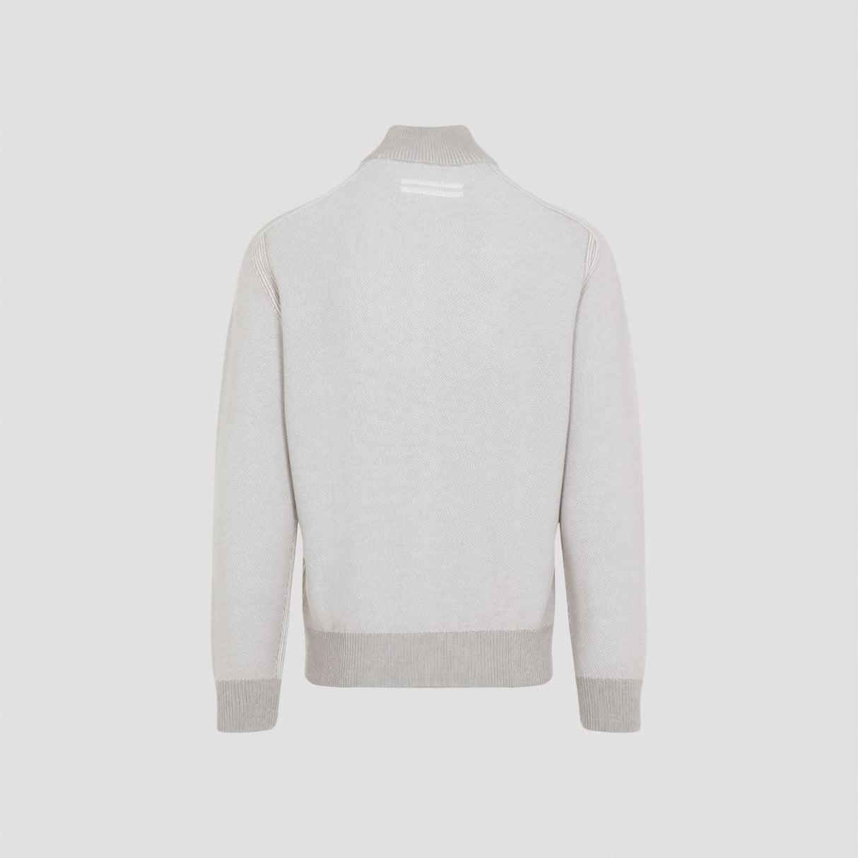 Áo Sweater Zip Da Cáo & Lụa Cho Nam