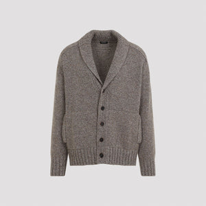 Áo Khoác Cardigan Cashmere Cổ Điển Cho Nam