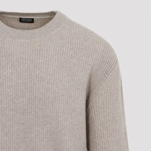 ZEGNA Cashmere Crewneck Sweater for Men