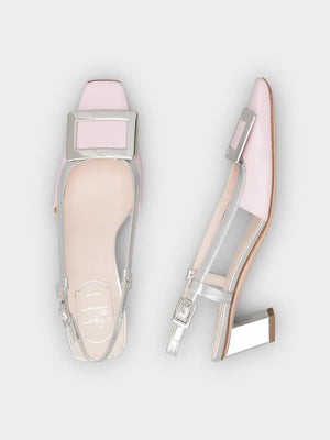 ROGER VIVIER Metallic Slingback Sneakers for Women - SS24 Collection