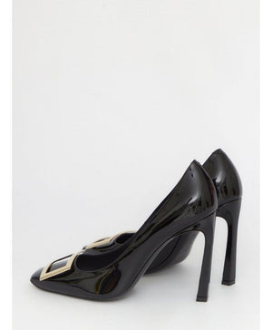 ROGER VIVIER Blue Patent Leather High Pumps for Women - SS23 Collection