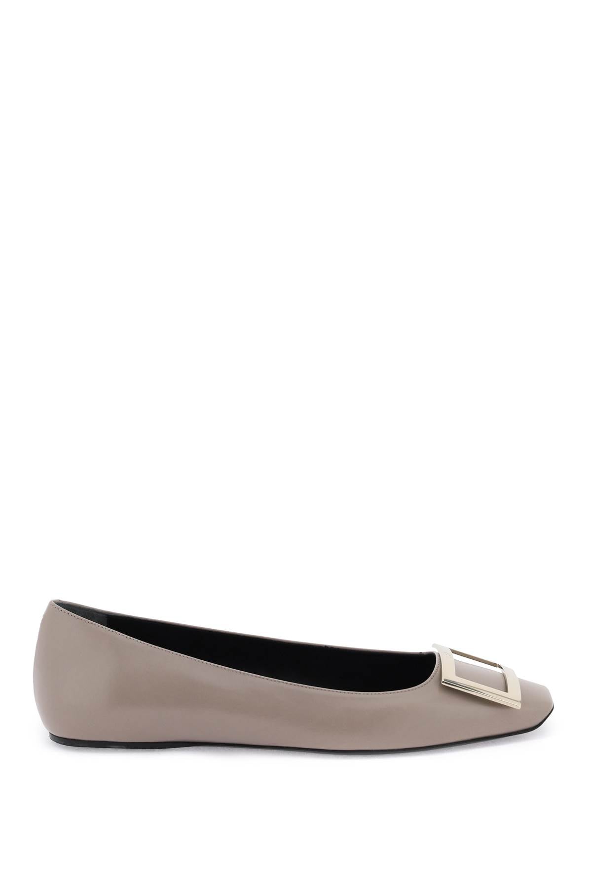 ROGER VIVIER Leather Trompette Ballerina Flats in Mixed Colours for Women