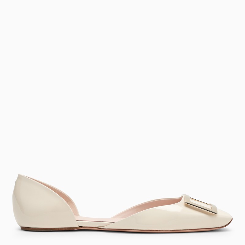 ROGER VIVIER Cirè-Coloured Patent Leather Ballerina Flat for Women