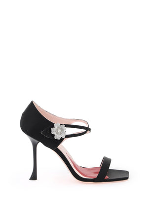 Sandal I Love Vivier Daisy Strass - Đen