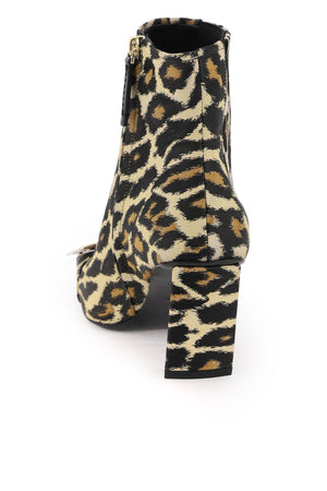 ROGER VIVIER Leopard Jacquard Chelsea Boots for Women