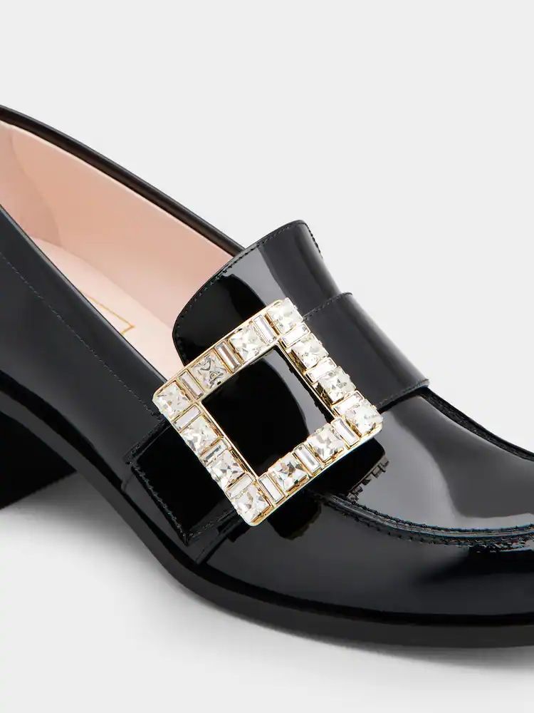 ROGER VIVIER Strass-Embellished Moccasins