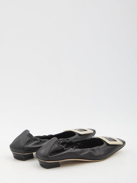 ROGER VIVIER Mini Square Buckle Ballet Flats