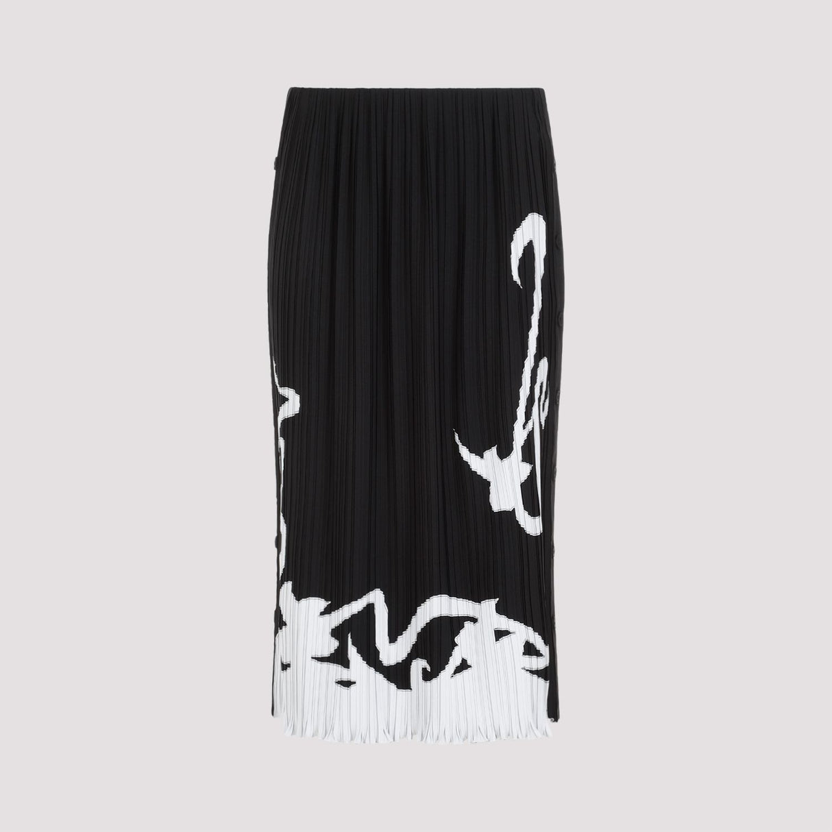 LANVIN Elegant Long Black Skirt for Women - SS24