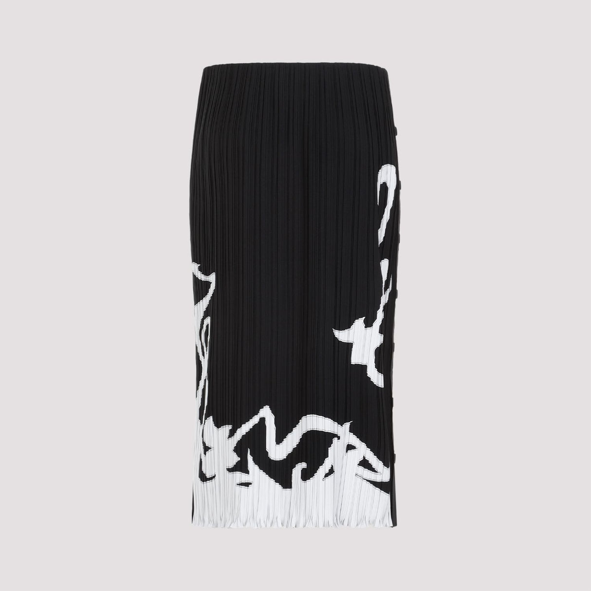 LANVIN Elegant Long Black Skirt for Women - SS24