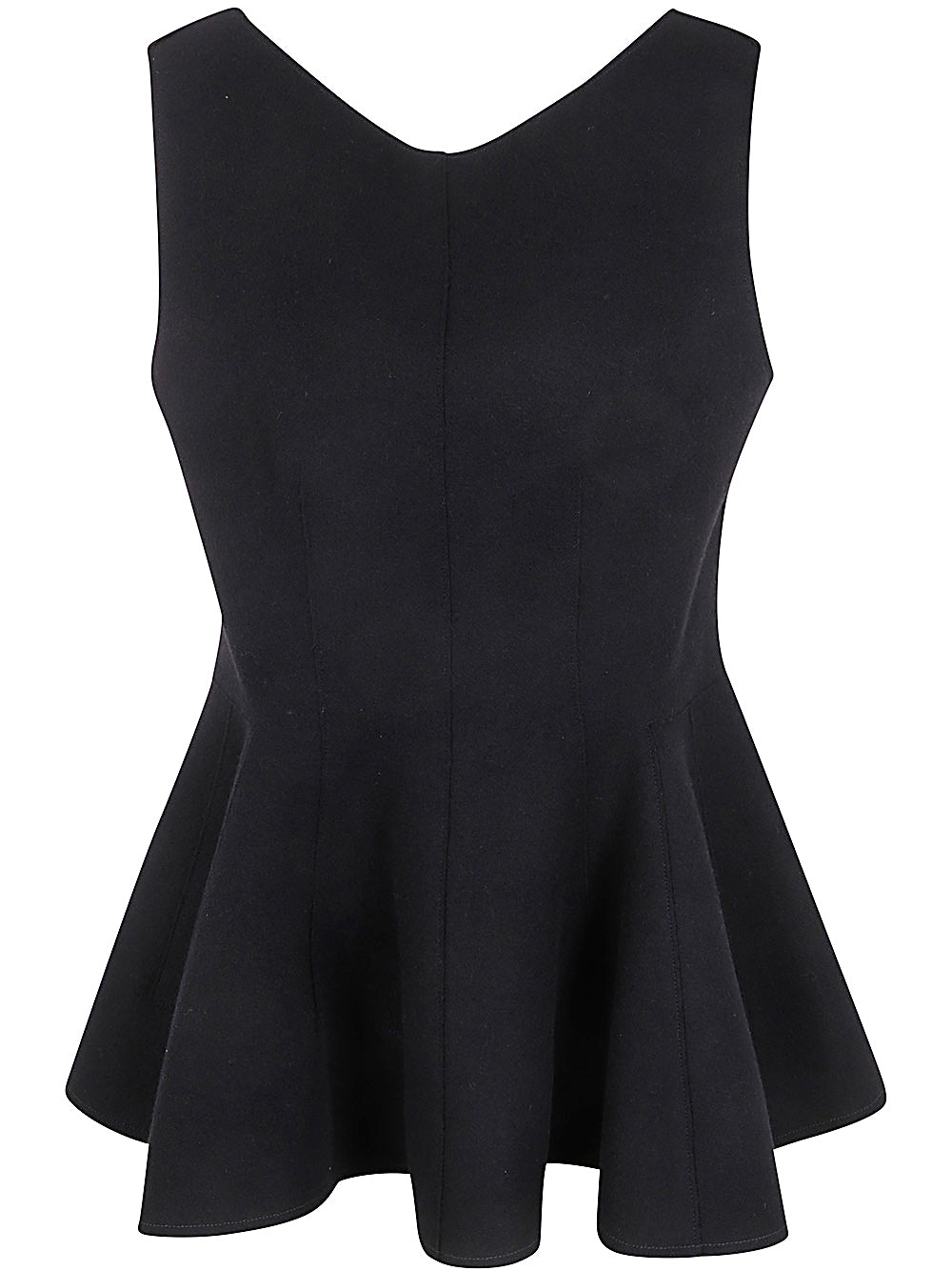 LANVIN Chic Sleeveless Flared Top