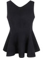 LANVIN Chic Sleeveless Flared Top