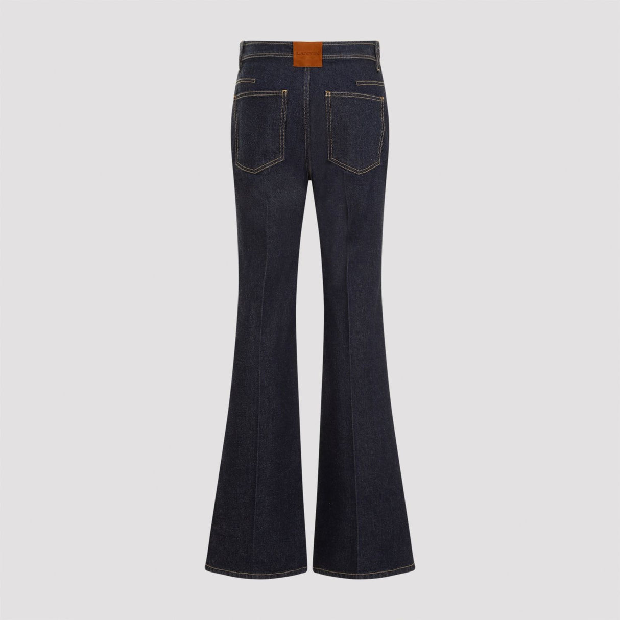 LANVIN Wide Leg Denim Trousers for Women