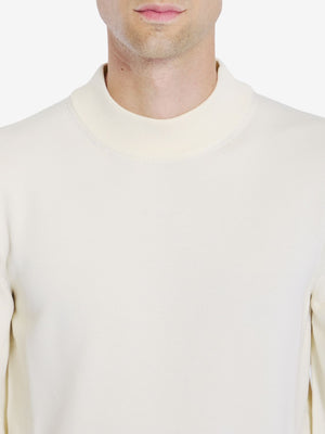 CELINE Triomphe Emblem Cream Wool Jumper