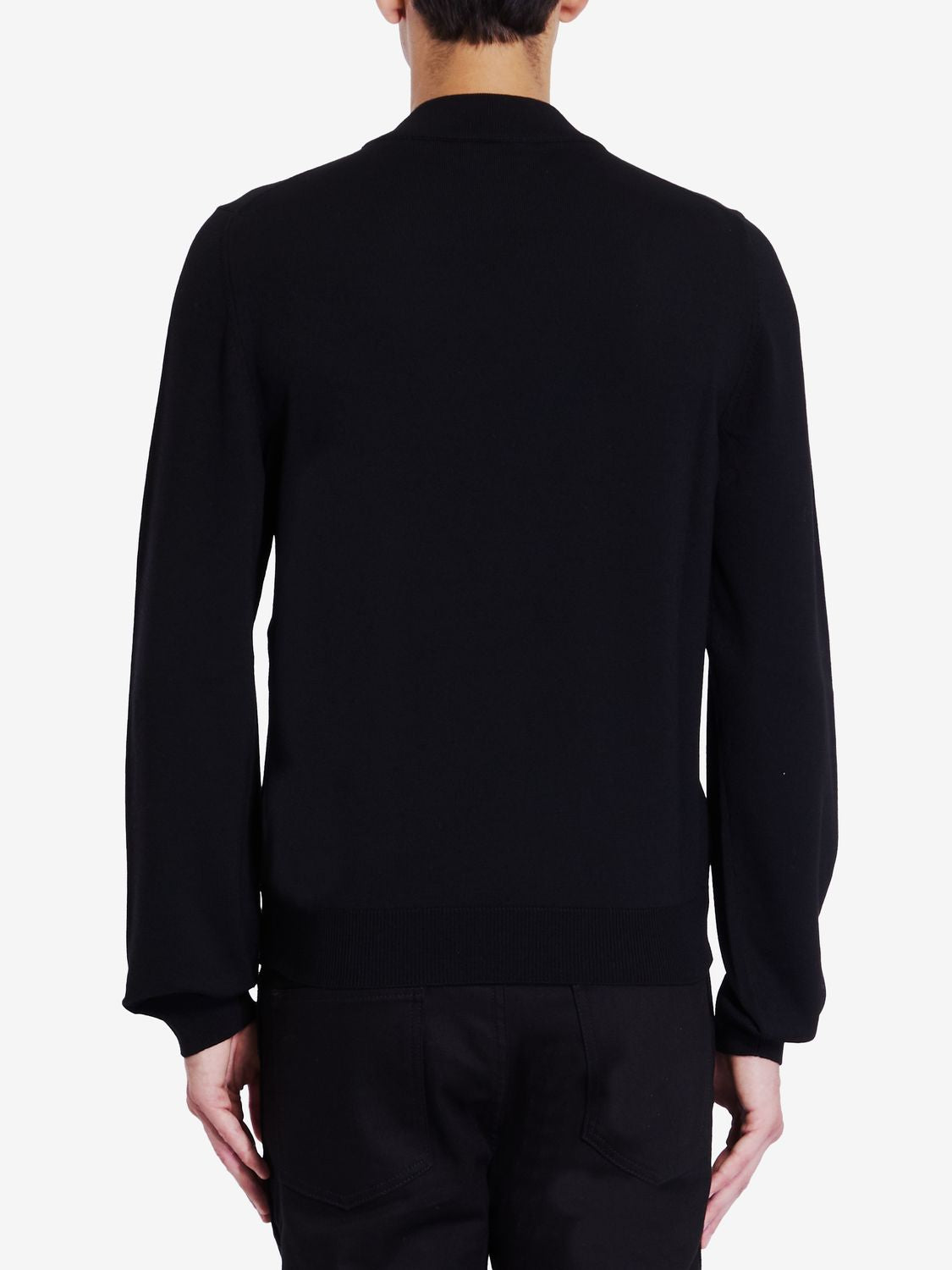 CELINE Triomphe Emblem Cream Wool Jumper