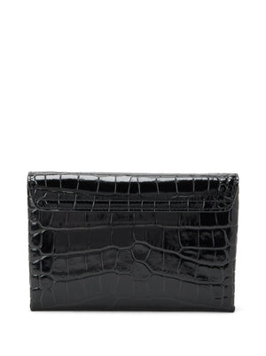 TOM FORD Croc Embossed Leather Crossbody Handbag