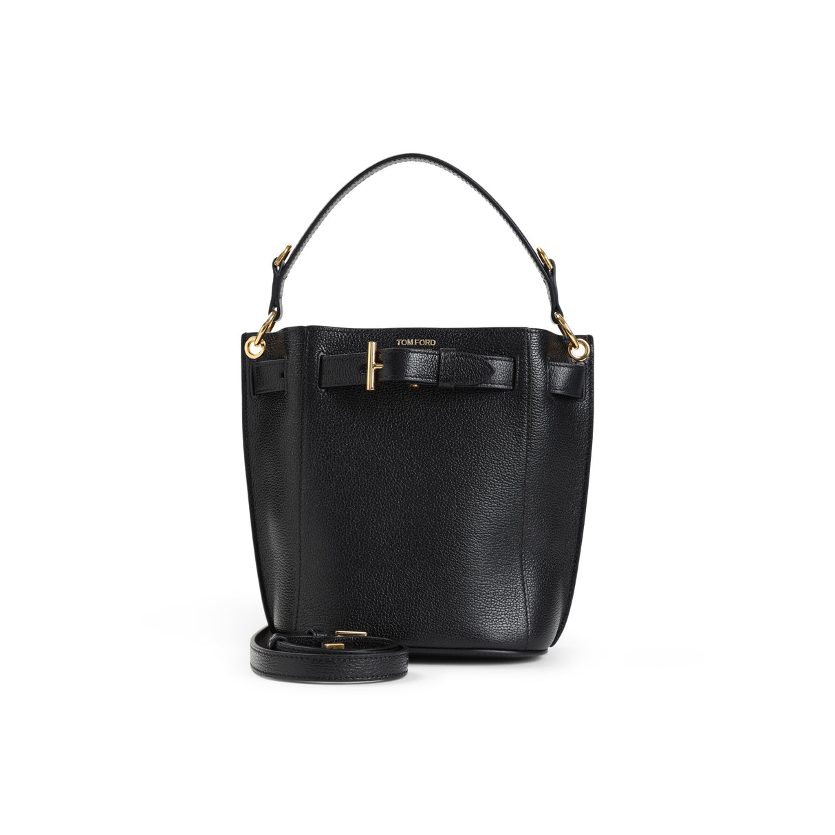 TOM FORD Mini Bucket Shoulder Handbag (W:16.5cm H:20cm D:12cm)