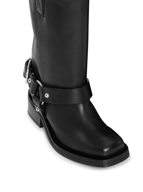 GANNI Biker Ankle Boots for Women