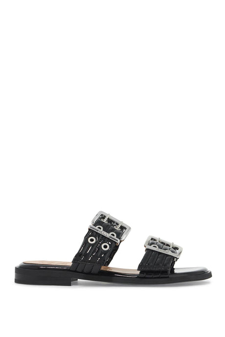 GANNI Chic Buckled Sandals for Women