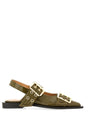 GANNI Elegant Ballerina Sandals with Buckle