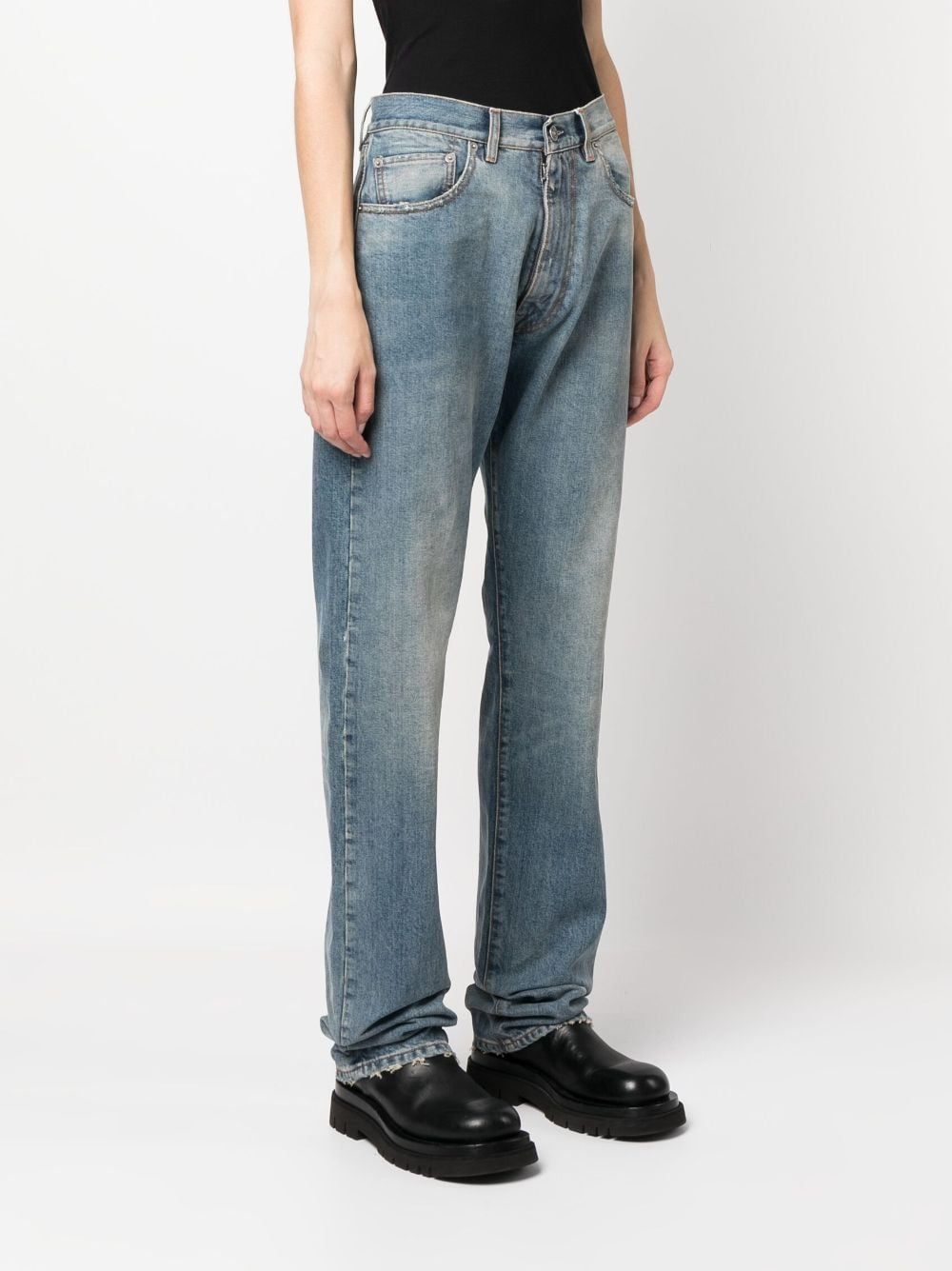 MAISON MARGIELA Distressed Blue Jeans for Women