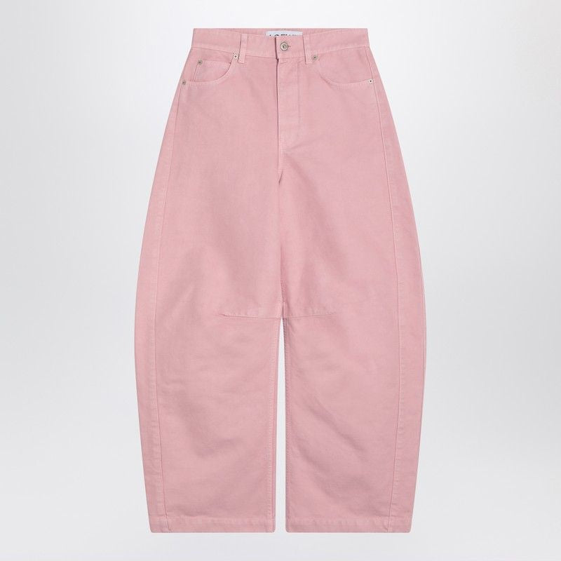 LOEWE Cotton Twill Barrel Trousers