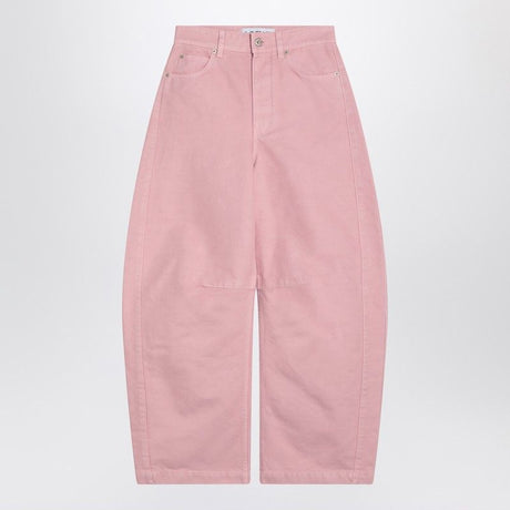 LOEWE Cotton Twill Barrel Trousers