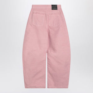 LOEWE Cotton Twill Barrel Trousers