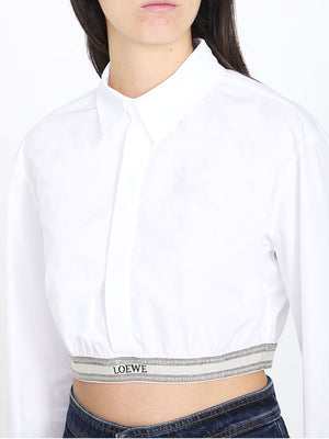 LOEWE Chic Cropped Cotton Shirt