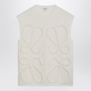 LOEWE Elegant Wool Waistcoat with Anagram Detail